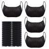 Janmercy 24 Pcs Disposable Nonwoven Bras Black Women Disposable Spa Top Garment Underwear Beauty Sunless Spray Tanning Brassieres,Medium view 1