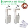 2 Pack Ear Piercing Kit, Self Ear Piercing Gun Disposable Piercing Kit No Pain Safe Ear Pearcings Kit with 3mm Silver Earring Studs for Ear Piercing view 4
