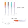 ZS Catheter Piercing Needles - 5Pcs IV Catheter Needles Kit, Ear Nose Lip Piercing Needles, 14G, 16G, 18G, 20G Body Piercing Kit (20G(0.8mm)) view 2