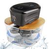 FitSand Bamboo Shaver Rinse Stand Compatible with Skull Shaver Pitbull Gold PRO GX5 Head and face Shaver view 1