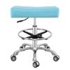 Antlu Adjustable Rolling Swivel Stool Chair for Massage Office Tattoo Kitchen, Work Stool with Wheels (Cyan, with Foot Ring) view 1