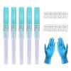 ZS Catheter Piercing Needles - 5Pcs IV Catheter Needles Kit, Ear Nose Lip Piercing Needles, 14G, 16G, 18G, 20G Body Piercing Kit (18G(1.0mm)) view 1