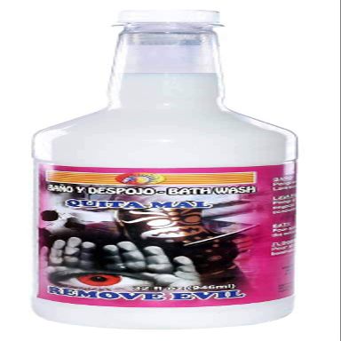 3 BOTTLES EXTRA LARGE REMOVE EVIL BATH QUITA MAL LAVAPISOS 32 OZ. - SPIRITUAL MAGICK PAGAN WICCA
