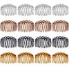 16 Pieces Plastic Hair Combs French Hair Side Combs 11 Teeth Twist Comb Hair Clips Combs Hair Accessories for Women and Girls, 4 Colors view 1