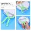 2Pcs Manual Facial Hair Removers Women Face Threaders Epilators Upper Lip Chin Cheeks Neck Portable Beauty Tools for Women (Green) view 2