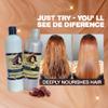 Perfect Liss Keratin Hair Treatment - Repair Nourishment for Curly, Unruly Hair - Vitamin Straightening and Smoothing Beauty KIT 16 fl oz view 4