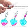 MUB 10ml Perfume Refill Pump Tools, Perfume Decanter Kit Dispenser with Adapter Tools for Perfumes Transfer, Plastic Perfume Extractor Syringe Refill Tool for Cologne, with 2 Syringes and 4 Adapters view 4