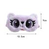 1pc Plush Eye Mask Cloth Purple Girl Cartoon Panda view 2
