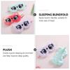 1pc Plush Eye Mask Cloth Purple Girl Cartoon Panda view 3