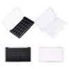 SUPERFINDINGS 4pcs 24 Compartments Rectangle ABS Plastic Eyeshadow Refillable Box with Clear Hinged Lid for Lipstick Lip Balm Eyeshadow Blusher, Mixed Color, 4.53x2.64x0.63inches view 1