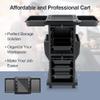 K-Salon Professional Locking Hair Salon Trolley Rolling Cart with 6 Drawe view 4