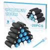 [10/20Pcs] Pedi Replacement Rollers Compatible with Amope Pedi Perfect Refills Electronic Foot File,with 8 Extra Coarse&8 Regular&4 Soft, for Foot Scrubber Callus Remover, Ped Egg Powerball for Feet view 1
