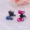 12Pcs Women Small Butterfly Design Barrettes Decorative Hair Bobby Pins for Wedding Bridal Cute Rhinestone and Crystal Metal Jaw Claw Hair Clip view 4