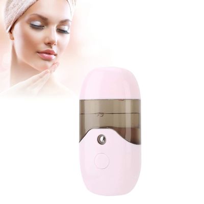 50ml Mister & Steamer Portable Handheld USB Spray Machine for Skin Care Hydration Pore Cleansing Beauty Make-up Sprayer Office Home