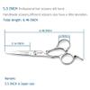 Hair Scissors left hand 5.5 Inch Hair Shears Left Hand Hair Cutting Scissors Lefty Barber Shears Left Handed KINSARO for Hairdresser Barber or Home Use view 2