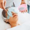 Silicone Mixing Bowls for Face Mask: 3 Sizes Pink Plastic Facial Mud Bowls Set Reusable Stackable Esthetician Tool for Women Home Salon Spa Face Skincare view 3