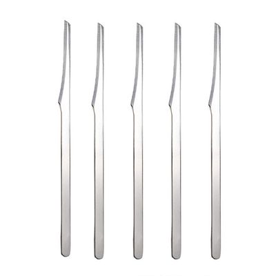 AKOAK 5 Pcs Stainless Steel Scraper Multifunctional Professional Pedicure Tools to Remove Dead Skin Callus Knife Scraping Pedicure Tools