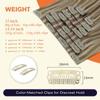 Full Shine Blonde Hair Extensions Real Human Hair Clip ins Golden Blonde Mix Light Blonde Natural Seamless Hair Extension for Women Add Volume 14 Inch 8 PCS 120 G view 3