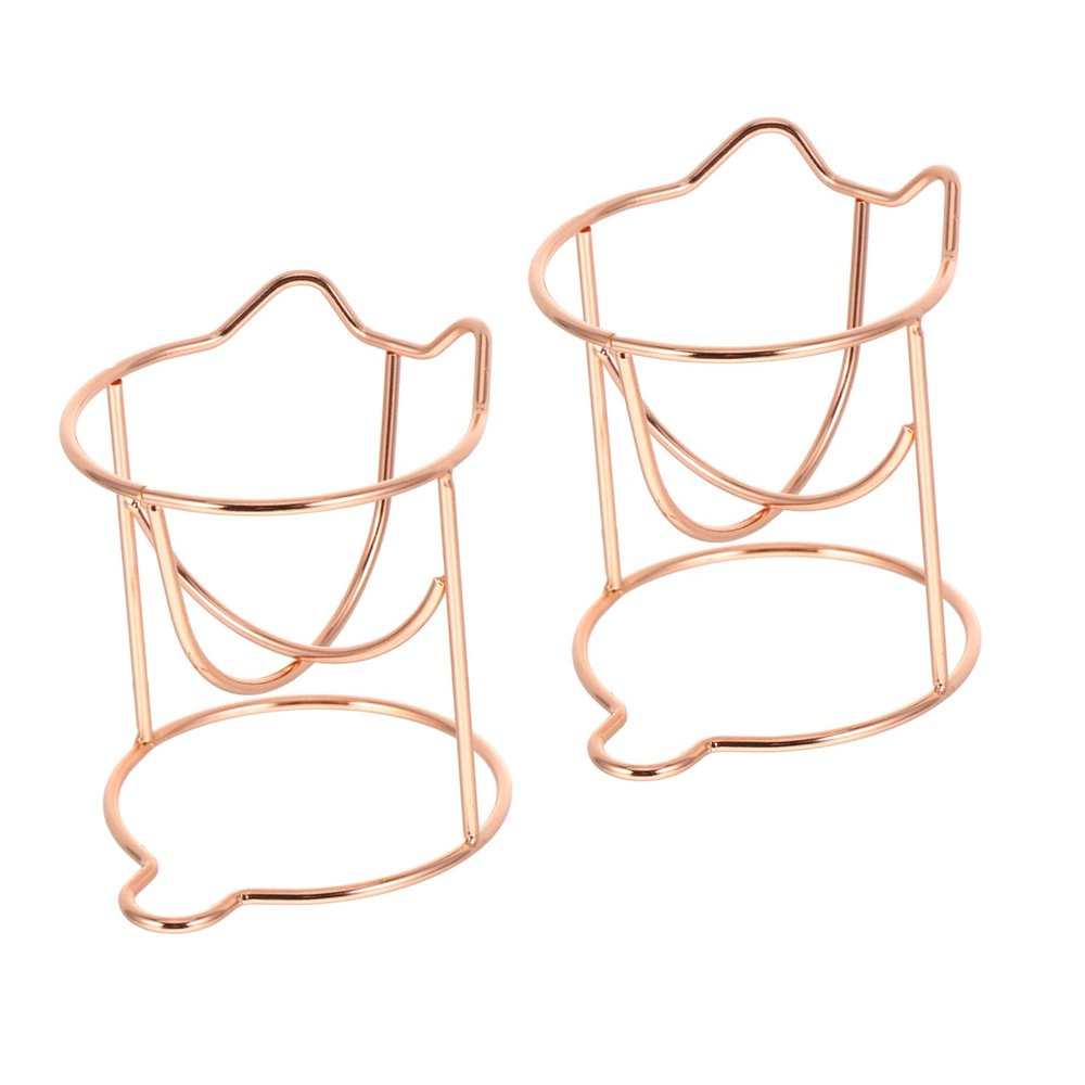 3pcs Beauty Egg Holder Cosmetic Display Case Makeup Egg Stand Sponge Puff Rack Sponge Holder metal makeup sponges Powder Puff Stand Stainless steel make up drying rack
