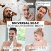Bossman 3-Pack 4-in-1 Charcoal Soap Bar (4 oz)  Bar Soap for Men  All-Natural Beard Wash, Shampoo, Body Wash & Shaving Solution  Lavender & Patchouli Scent view 3