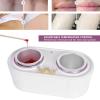 Wax Warmer for Hair Removal, Double Wax Heater Hair Removal Kit Professional Wax Pot Warmer For Women Men Hard Wax Beans Warmer Wax Heater Paraffin Wax Machine for Hand and Feet (US) view 2