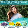Biotin Hair Thickening Serum for Men and Women - Intense Strengthening Treatment Product with Natural Botanical Oil Blend to Help Boost Thin Hair - Repair Thinning Hair, Increase Volume and Shine view 3