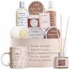 Birthday Gifts for Women, Birthday Gift Basket, Bath and Spa Gift Set for Women, Luxury Birthday Spa Gift Box, Vitamin E & Shea, Rich Bath Essentials in Coconut Scent, Happy Birthday Mug & More view 1