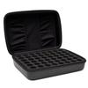 Edens Garden Essential Oil Carrying Case  Portable Travel Organizer Holds 48 Bottles (5 ml, 10 ml & Roll-Ons)  Hard Shell Zipper Storage Bag with Handle for Aromatherapy Accessories - Black view 1