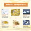 ALIVER Under Eye Patches (25 Pairs) - Collagen Eye Mask, Under Eye Masks for Dark Circles and Puffiness, Gel Under Eye Pads for Undereye Bags, Wrinkles, 24K Gold view 4