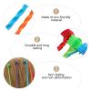 18pcs Nylon Braided Headband Hair Extensions Clip Braided Hair Clip Kids Barrettes for Hair Kids Hair Extensions Straight Wig Girl Child Party Supplies view 2