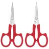 2pcs Stainless Steel Makeup Scissor Beauty Tool Eyebrow Trimmer Facial Trimmer Beard Scissor Facial Hair Trimmer Beard Trimmer Abs Multifunction Thread Trimmer view 1