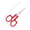 2pcs Stainless Steel Makeup Scissor Beauty Tool Eyebrow Trimmer Facial Trimmer Beard Scissor Facial Hair Trimmer Beard Trimmer Abs Multifunction Thread Trimmer view 3