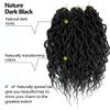 Faux Locs Crochet Braid Hair Bohemian Locs 24 Inches Synthetic Dreads Ombre Braiding Hair Afro Dreadlock 1B view 2
