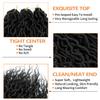 Faux Locs Crochet Braid Hair Bohemian Locs 24 Inches Synthetic Dreads Ombre Braiding Hair Afro Dreadlock 1B view 3