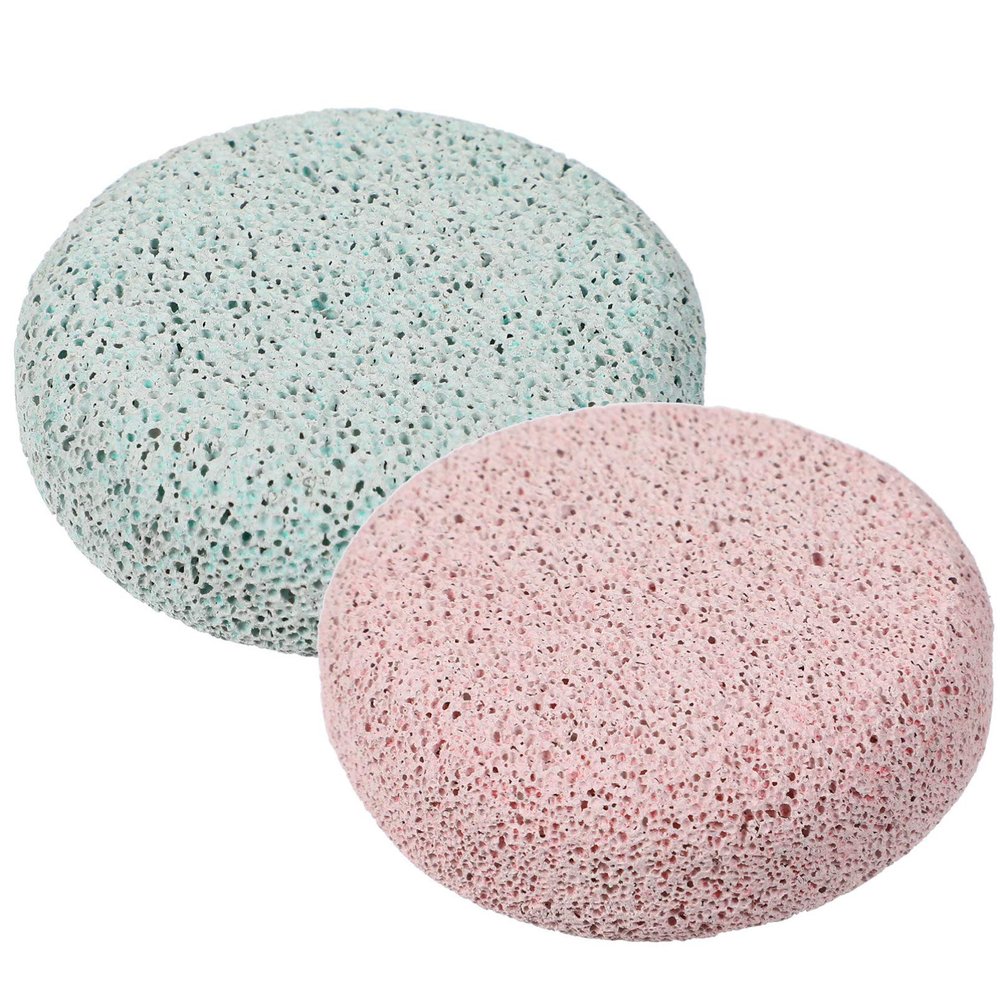 2pcs Double Sided Pumice Stone Remover Tool Dead Skin Remover Foot rasp Body Scrub Foot Scrubber Skin Scrubber Shaver File Volcanic Rock Hand use
