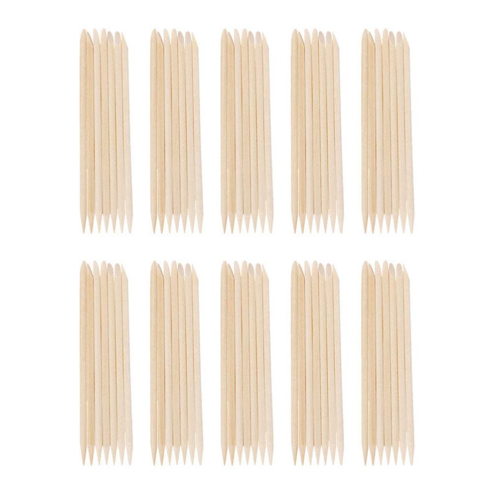 Beaupretty 300pcs Professional Nail Sticks for Manicure Cuticle Cleaner and Nail Drill Tool for Care and Removal