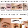 22 Pairs Peel Off 4D Eyebrow Tattoo Sticker Nature False Eyebrows Hair-Like Authentic Eyebrows Long Lasting Waterproof Temporary Tattoo for Eyebrow Grooming Shaping (Brown) view 2
