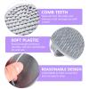 6pcs Massage Shampoo Brush Hair Massage Brush Cleaning for Household use Hand Scrubber Shower Hair Manual Head Scalp Head Cleaning view 2