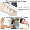 22 Pairs 4D Eyebrow Tattoo Sticker - Nature False Brows Hair-Like Authentic Long Lasting Waterproof Temporary Tattoo for Grooming Shaping (Black) view 4