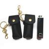ARTIBETTER Lip Balm Holder 2pcs Lipstick Keychain Holder Black Leather Lipstick Sleeve Portable Lip Balm Keychain Bag Women Outdoor Lip Gloss Lipstick Storage Holder Holder view 4