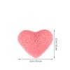 5pcs Heart Shape Face Cleansing Sponges Natural Gentle Exfoliating Puff for Deep Cleansing for Makeup Removal and Skin Care Reusable and Easy to Use view 2