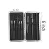 Eyebrow Grooming Suit Kits, Stainless Steel Eyebrow Scissors Utility Tools, Professional Eyebrow Tweezers, Shaping Razor, Pen, Brush, DIY Shape Card for Women 13 PCS view 2