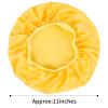 3 Pieces Kids Satin Bonnet Sleeping Cap Silk Wide Band Night Hats Hair for Natural Hair Teens Toddler Child Baby view 2