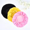 3 Pieces Kids Satin Bonnet Sleeping Cap Silk Wide Band Night Hats Hair for Natural Hair Teens Toddler Child Baby view 3