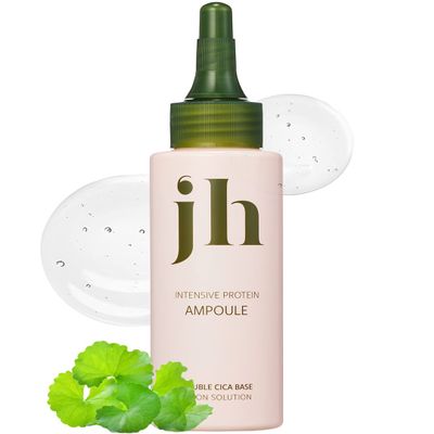 JENNYHOUSE Intensive Protein Ampoule - Deep Conditioning Treatment for Damaged Hair - Protein Hair Serum with Keratin & Wheat Extracts for Intensive Repair - Sandalwood & Rose Scent, 3.38 fl.oz.