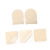 2pcs Cotton Linen Bath Towel Bath Scrubber for Body Exfoliating Sponge Pad Back Scrubbing Gloves Bath Accessories Shower Scrub Glove Exfoliating Mitt Texture Remover view 2