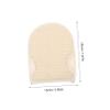 2pcs Cotton Linen Bath Towel Bath Scrubber for Body Exfoliating Sponge Pad Back Scrubbing Gloves Bath Accessories Shower Scrub Glove Exfoliating Mitt Texture Remover view 3