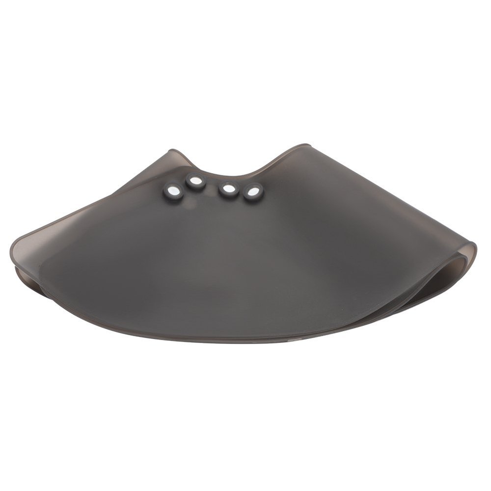 Hair Cutting Collar, Haircut Cape Hair Cutting Cape Neck Fitting Accessories Hair Shawl Neck Guard Wrap Magnet Clasp Design Hair Dye Silicone Pad Haircut Neck Apron(Grey)