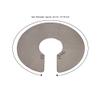 Hair Cutting Collar, Haircut Cape Hair Cutting Cape Neck Fitting Accessories Hair Shawl Neck Guard Wrap Magnet Clasp Design Hair Dye Silicone Pad Haircut Neck Apron(Grey) view 2