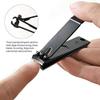 1PC Black Stainless Steel Nail Clipper Nail Cutting Machine Professional Nail Trimmer Toe Nail Clipper Tool TSLM2 view 3